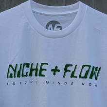 Load image into Gallery viewer, Niche + Flow - Future Minds Now (White)