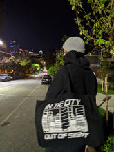 Load image into Gallery viewer, Niche + Flow - In the City, Out of Sight - Tote Bag (Black)