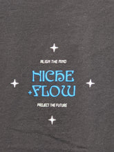 Load image into Gallery viewer, Niche + Flow - Align the Mind, Project the Future (Black/Blue)