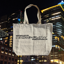 Load image into Gallery viewer, Niche + Flow - In the City, Out of Sight - Tote Bag (Natural)