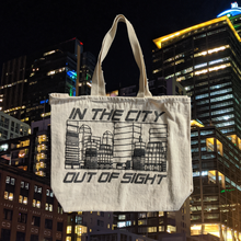 Load image into Gallery viewer, Niche + Flow - In the City, Out of Sight - Tote Bag (Natural)